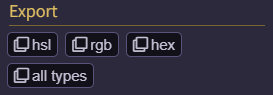 color scheme generator buttons