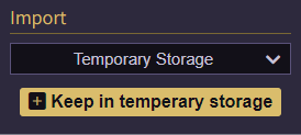 temperary storage