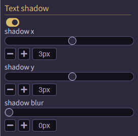 text shadow
